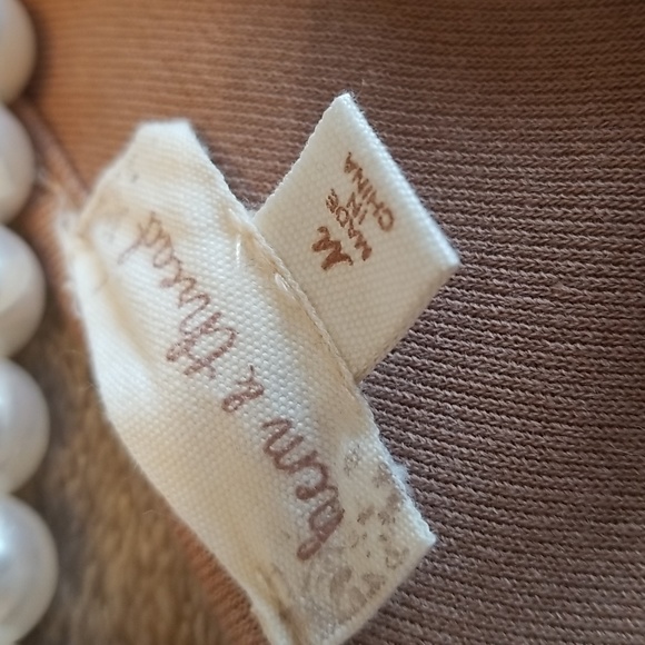 Hem And Thread Cappuccino Short Sleeve Skinnny Leg Sweater Jumpsuit - Picture 11 of 13